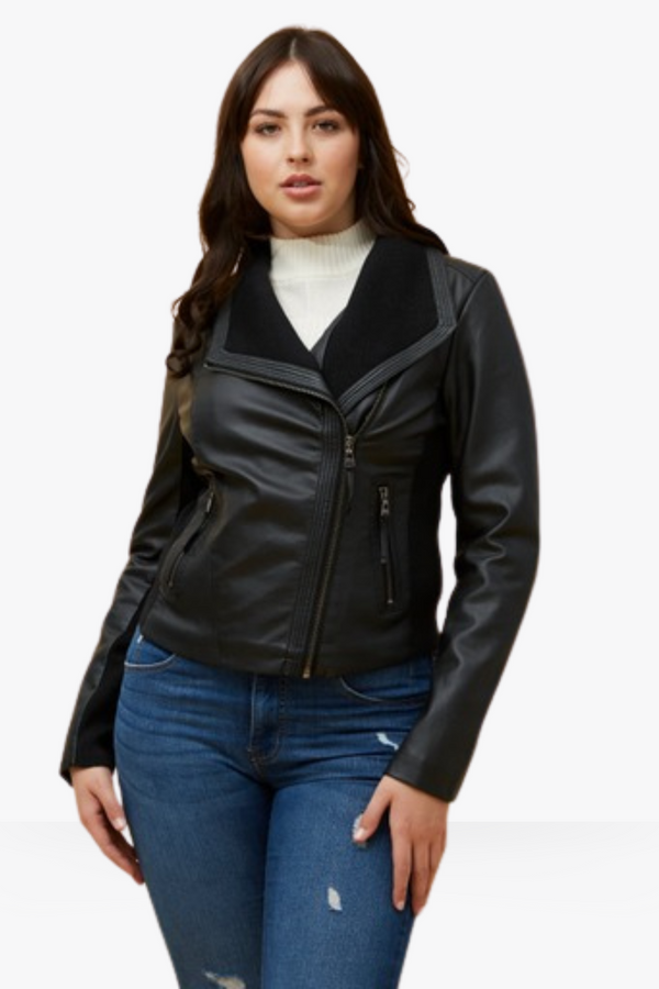 Sullie faux leather jacket