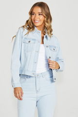 Darcy denim jacket By SASS - 96 bleached wash