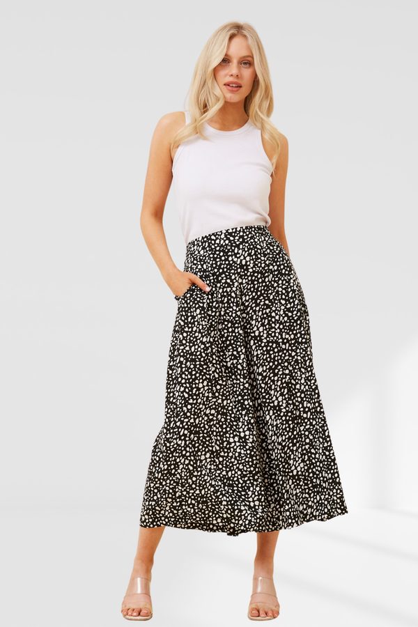 Duckie Pants - Black/White