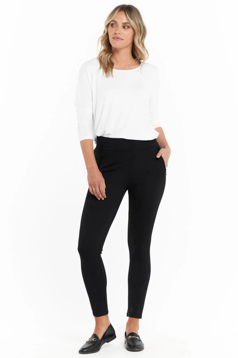 Priscilla Ponte Legging - Black