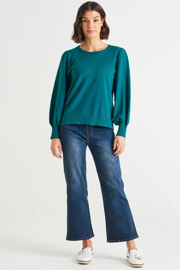 Charlotte Knit Jumper - classic teal