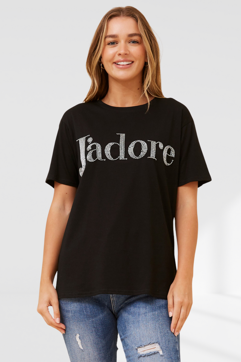 Jadore tee - Black