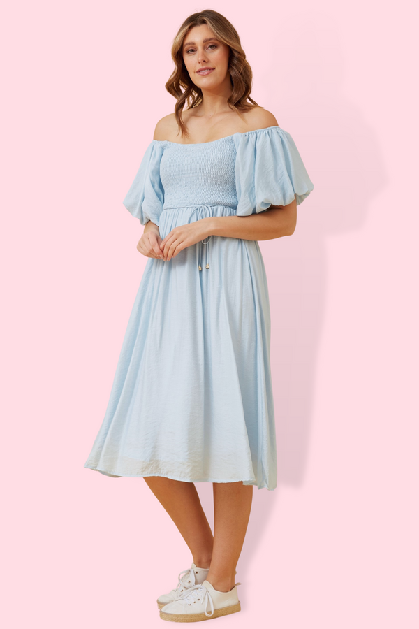 Verity Whimsy Dress - Baby Blue