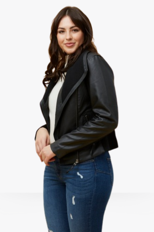 Sullie faux leather jacket