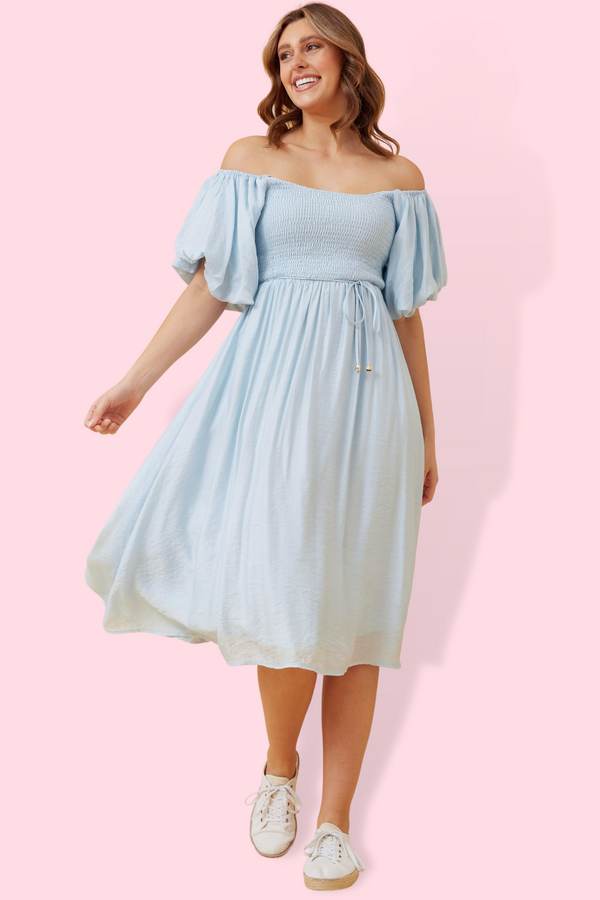 Verity Whimsy Dress - Baby Blue