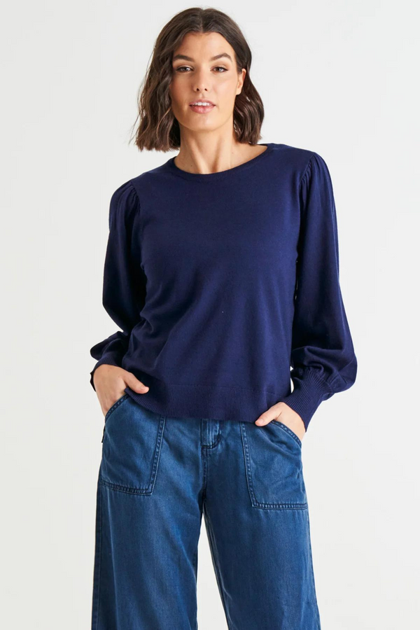 Charlotte Knit Jumper - dark blue