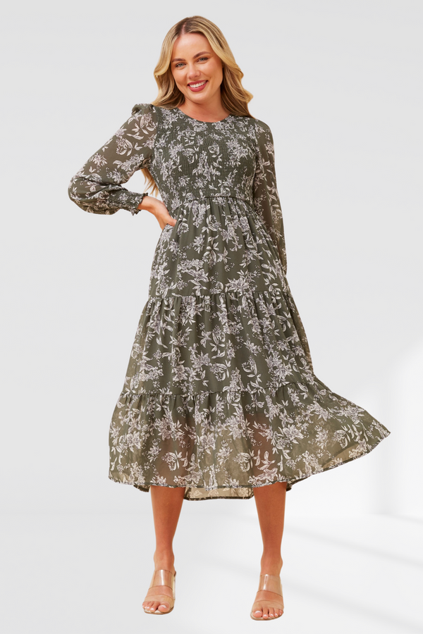 Riki Dress - Olive