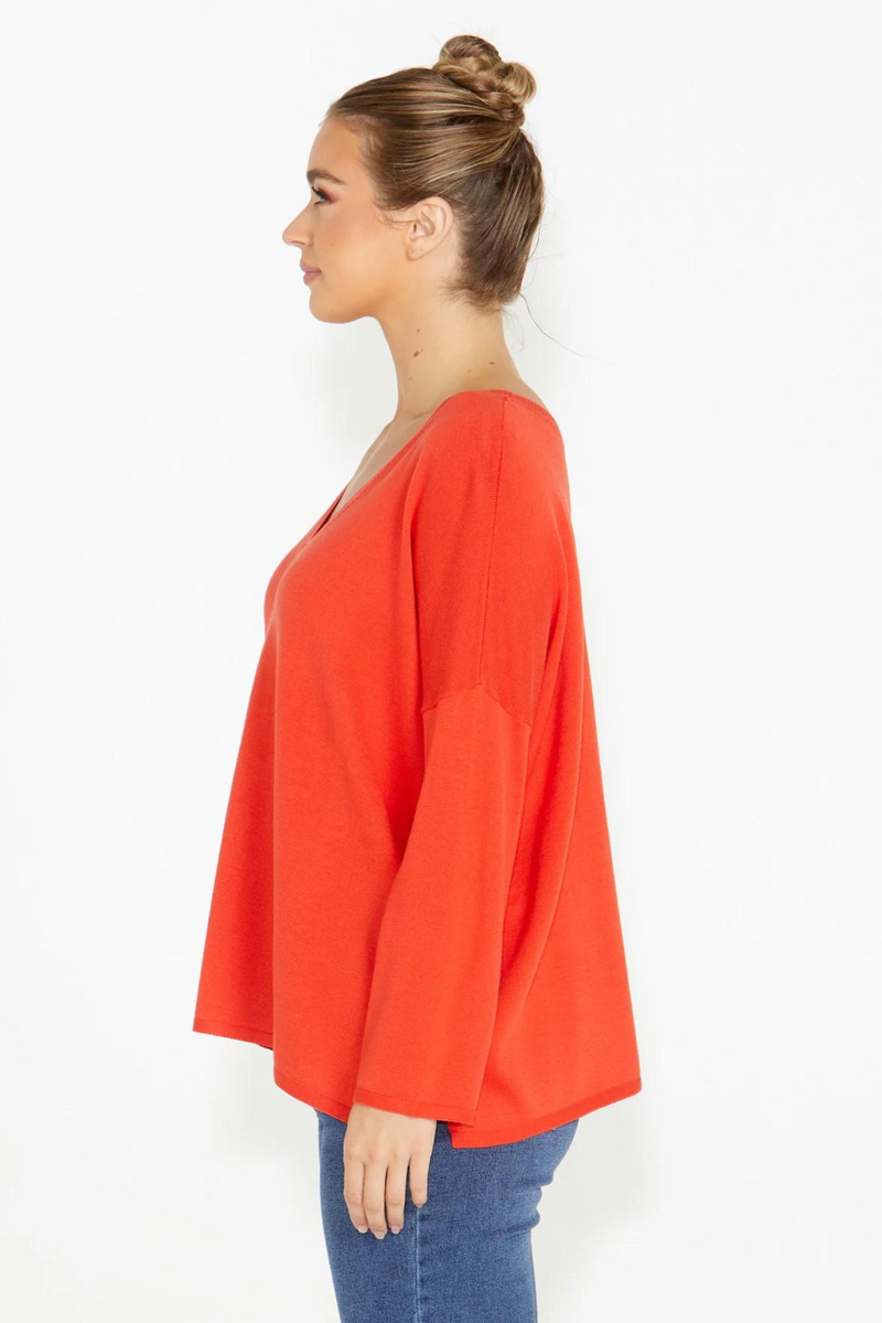 SASS - Angelina Reversible Knit - Red