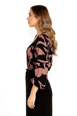 SASS Joelle Boho Top - Abstract