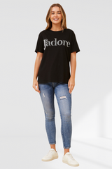 Jadore tee - Black