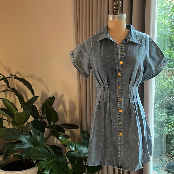 Zara Dress - Light Denim