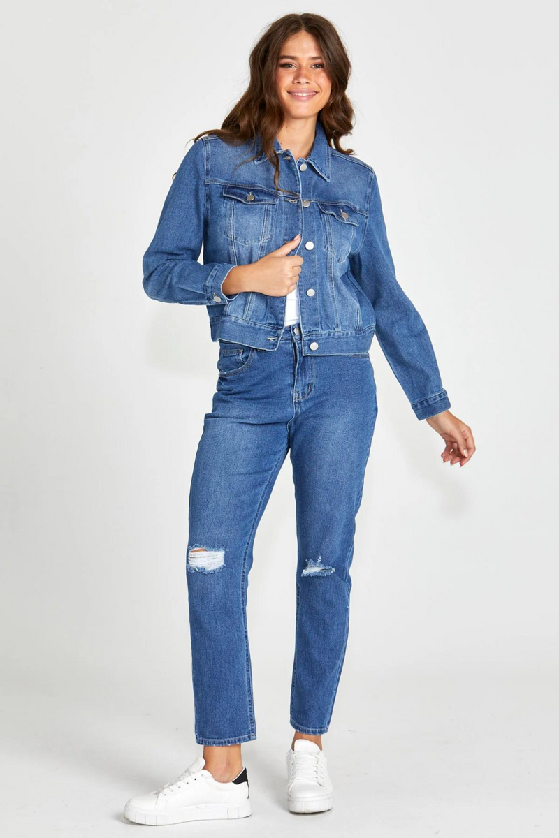 Darcy Denim Jacket - 80 Wash