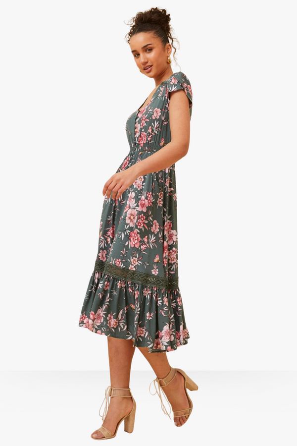 Lilly dress - Green Ash