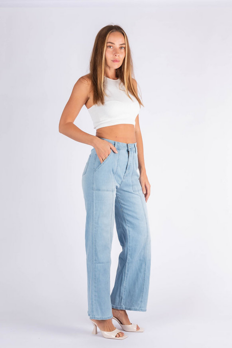 Tahlee Wide Leg Jean - 7110