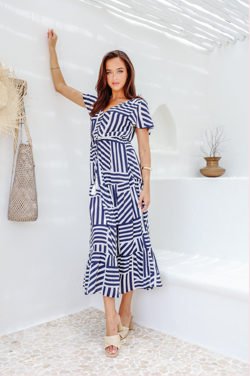 Palm Springs Maxi Dress - Navy