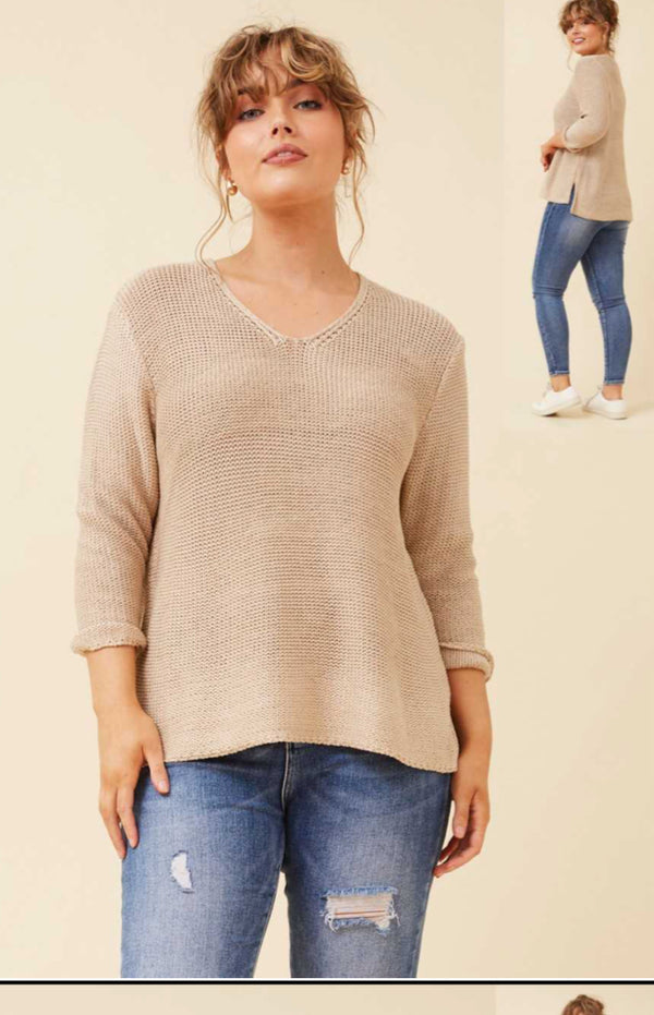 Karina Knit Jumper - Nougat