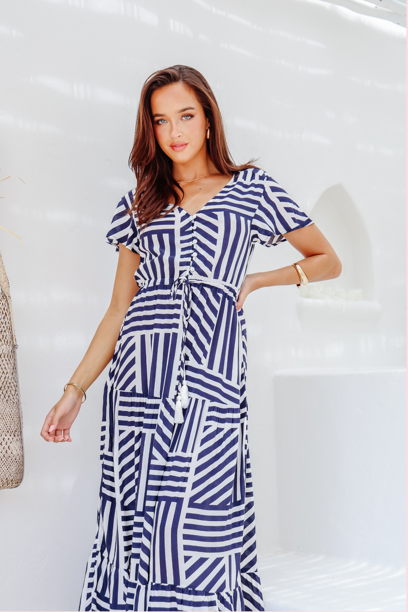 Palm Springs Maxi Dress - Navy