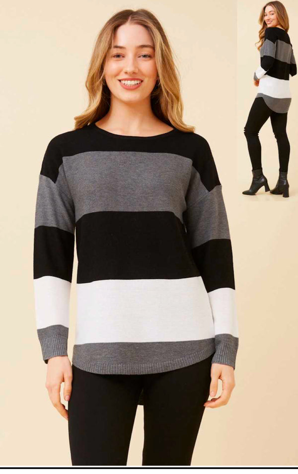 Splice Knit - Grey