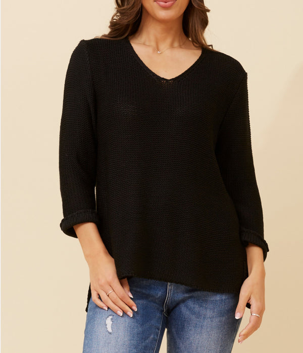 Karina Knit Jumper - Black