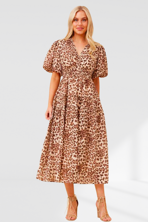 Animal print dress