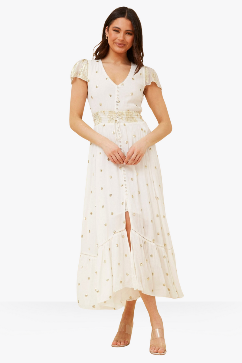 Aria dress  - cream