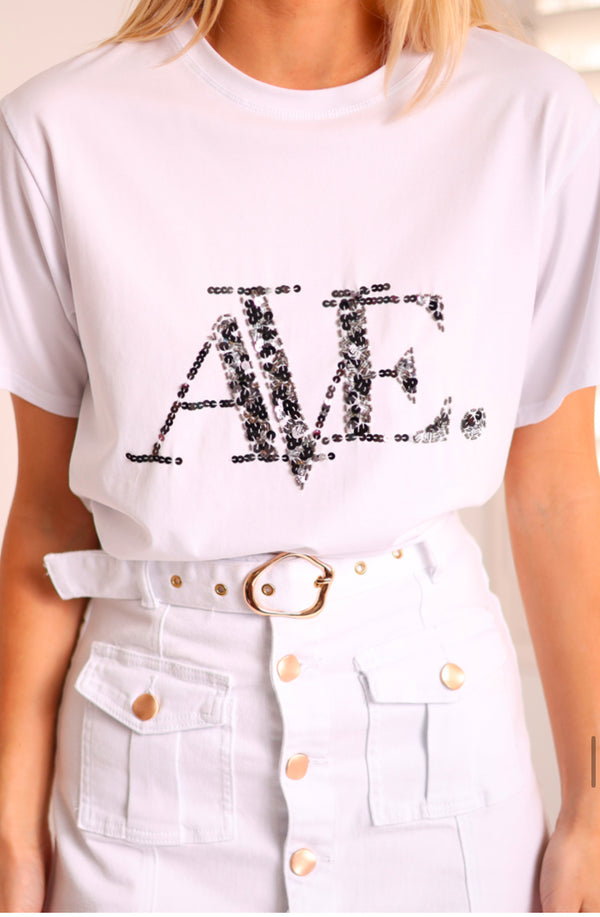 Ave Tee - White