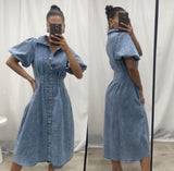 Marnie denim dress- light denim