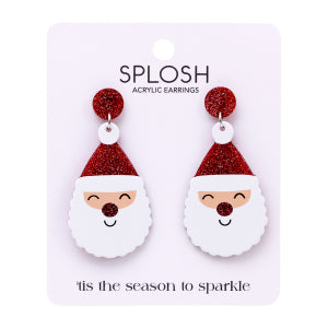 Christmas Santa earrings