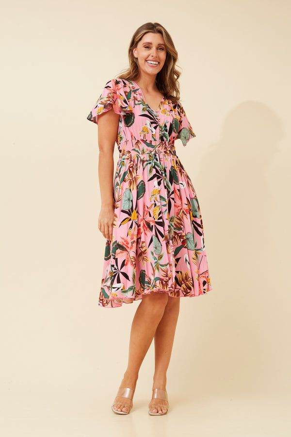 Polly Dress - Pink